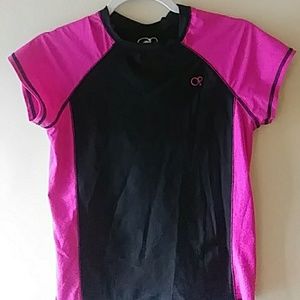 A skin tight swimming top